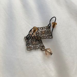 NWOT | Bronze Celtic Flower Rhombus Earrings